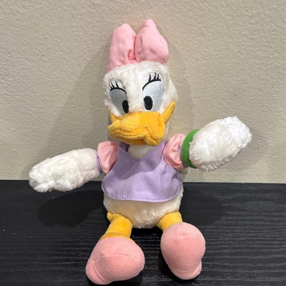 Disney Daisy Duck Plush with Pink and Yellow